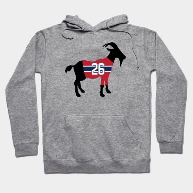 Jeff Petry GOAT Hoodie by cwijeta